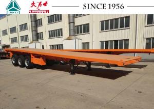 Wholesale 40 FT 3 Axle Flat Deck Utility Trailer Steel Frame With Airbag Suspension from china suppliers