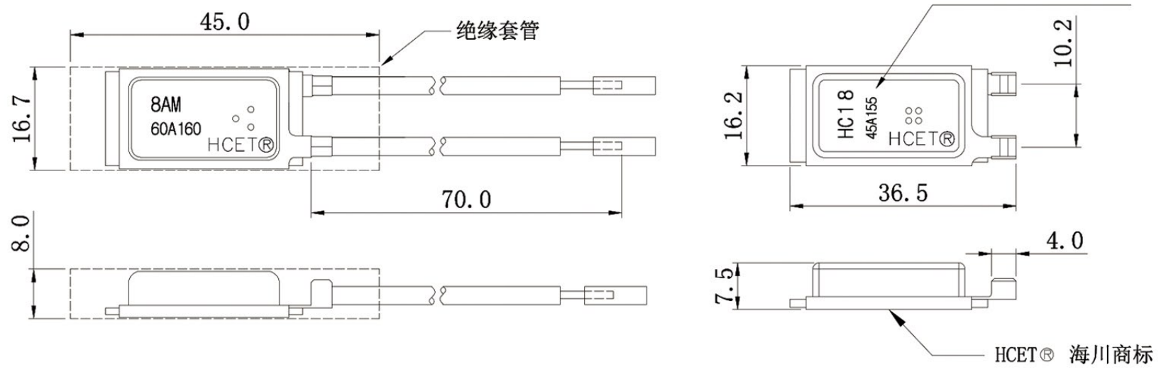 HCET Series Motor Thermal Protector