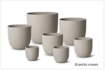 Wholesale Fiber Clay Flower Pots For Indoor Outdoor Decoration Reinforce Clay