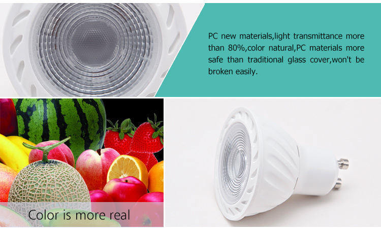 7W Ra90 GU10 high bright LED spot light wholesale
