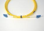 Singlemode 9 / 125 Duplex Optical Fiber Patch Cord / fiber Optic Jumper LC-LC