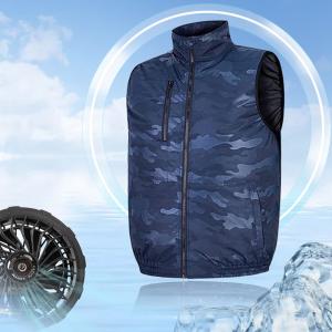 Wholesale 5 Volt XL Cool Summer Vests Army Blue Ice Vest For Hot Weather from china suppliers