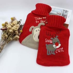 Wholesale Red Customised Rubber Hot Water Bag Leakage Proof from china suppliers