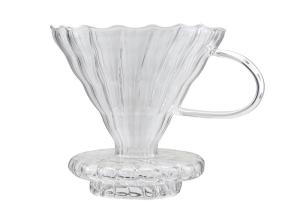 Wholesale High Borosilicate Glass Coffee Dripper Heat Resistant For Brewing Coffee from china suppliers