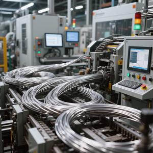 Wholesale 200 Series / 300 Series / 400 Series Stainless Steel Iron Wire Electrical Textile Rope Making from china suppliers