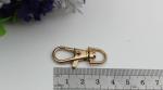 Small zinc alloy metal 10 mm round swivel eye bolt lobster claw snap hook for
