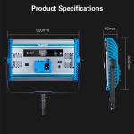 LED Photography Video lighting Studio Light Panel For Photo Shoot 100w bi color