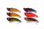 Far Throwing Fishing Lures Baits Plastic 5.8cm 13.5g Black Full Swimming Layer