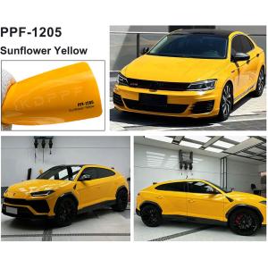 Wholesale Sunflower Yellow Self-Healing Color Paint Protection Film Hydrophobicity Yellow PPF Wrap Colors from china suppliers