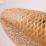 Idyllic Rattan E27 LED Nordic Pendant Light For Hotel Dining Room D50cm