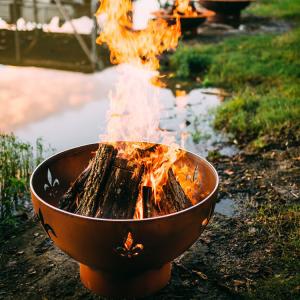 Wholesale 1200mm Diameter Metal Fire Bowl Patio Fire Pit OEM ODM Welcome from china suppliers