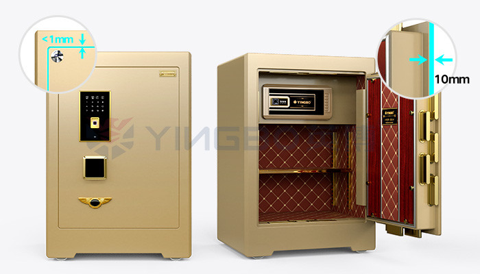 Fingerprint Lock Bank Commercial Fire Proof Safe H680mm YB/ZY-60