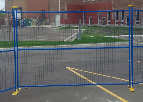 canada standard high quality temporary fence construction site temporary fencing