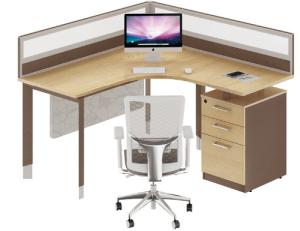 Wholesale modern office desktop panel workstation table furniture from china suppliers