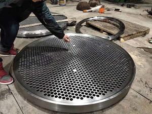 Wholesale 16mn Heat Exchanger Tube Sheet For Pressure Vessel Steam Turbine from china suppliers