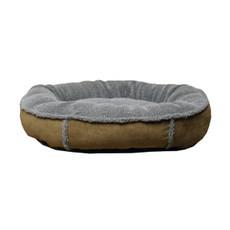 Wholesale Luxury Suede Fabric Grey Memory Foam Dog Bed Warm Design Lightweight Non - Slip Bottom from china suppliers