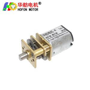Wholesale Hofon Motor GM12-N10VA Mini Electric Reduction Metal DC Gear Motor For Intelligent Robots Toy 3V 5V 6V 12V from china suppliers