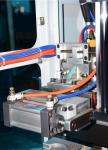 Single Station Extrusion Blow Molding Machine , Blow Molding Device With IML