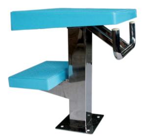 Wholesale 2 Steps Stainless Steel 500mm Swimming Pool Starting Block from china suppliers