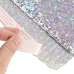 200x290MM Self Adhesive Holographic Bubble Bags For Jewelry