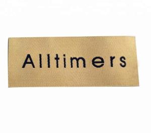 Wholesale Fashion Woven Fabric Labels / Customized End Fold Sew On Clothing Labels from china suppliers