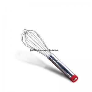 Wholesale TV Shopping Cake Egg Beater Food Hand Mixer Stainless Steel Whisk Manual Hand Stirrer from china suppliers