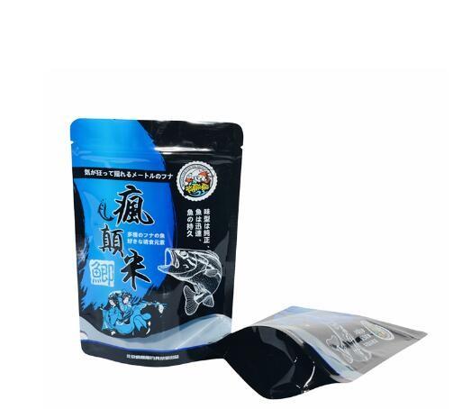 Custom Design Printing Packing Fish Feed LurePET Plastic Bag Fishing Food Bags
