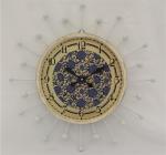 Metal Frame Non Ticking 56x56x6cm Decorative Wooden Clocks