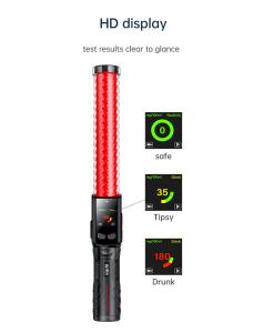 Wholesale 5 seconds Alcohol Breathalyzer Tester Automatic Suction Red Baton Breathalyzer from china suppliers
