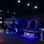 Dreamland double players 9d vr egg chair 360 vr roller coaster virtual reality
