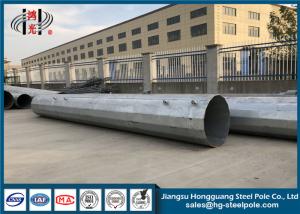 Wholesale Hot Dip Galvanized Power Tower Steel Tubular Pole Joint With Flange Mode from china suppliers