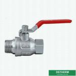 Male Female Nickel Plated Middle Weight Water Supplying Ball Valve Customized