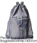 Biodegradable Drawstring Laundry Bag customzied, Logo Printed Poly Hotel, Travel
