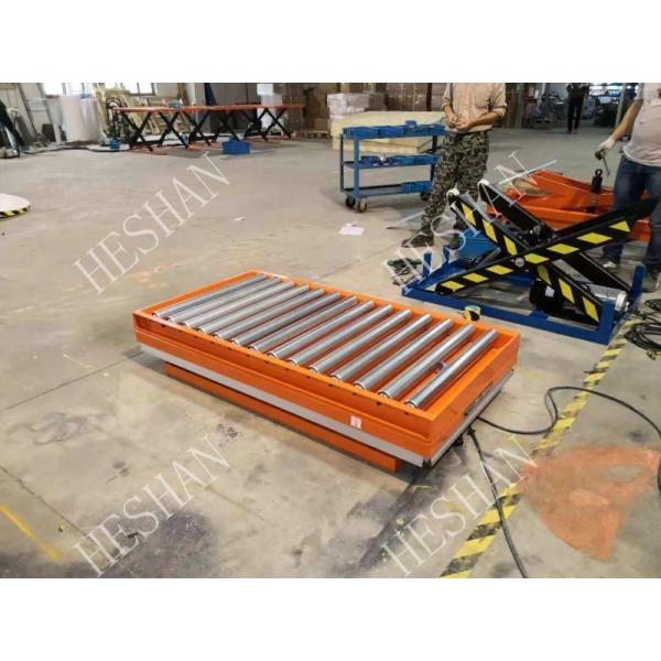 China 2000kg Electric Workshop Assembly Line Rolling Lift Table