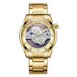 Men'S Quartz Stainless Steel Wrist Watch 3ATM Water Resistance