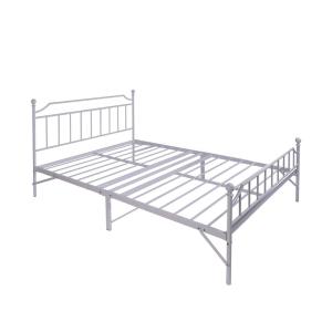 Wholesale OEM Full Size Metal Bed Frame Cast Iron Eco Friendly Finish With Headboard from china suppliers