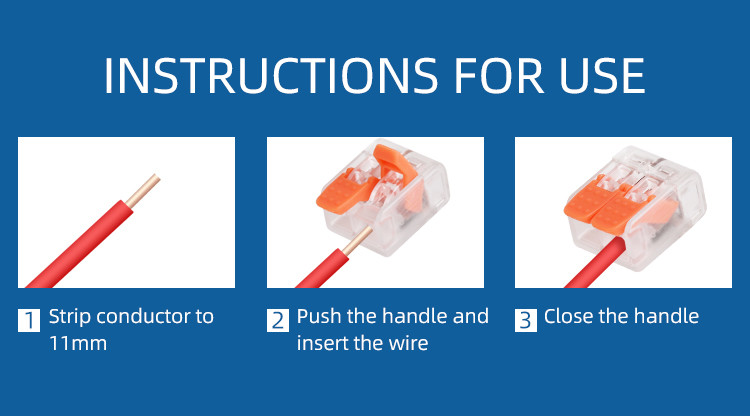 Universal Conductor 0.2mm² Electric Terminal Block Threader Splitter