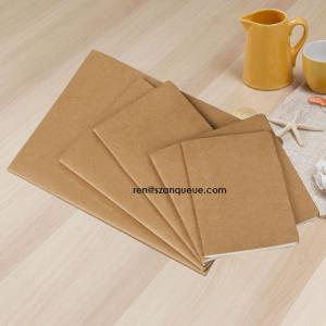 Wholesale Factory directly sale drawing pad paper recycled kraft cover notebook from china suppliers