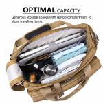 Multifunction Military Laptop Messenger Bag , Tactical Computer Bag Brown Color