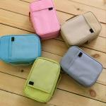 Wholesale Multi-Functional Square Green Hanging Bag Makeup Cosmetic Bag
