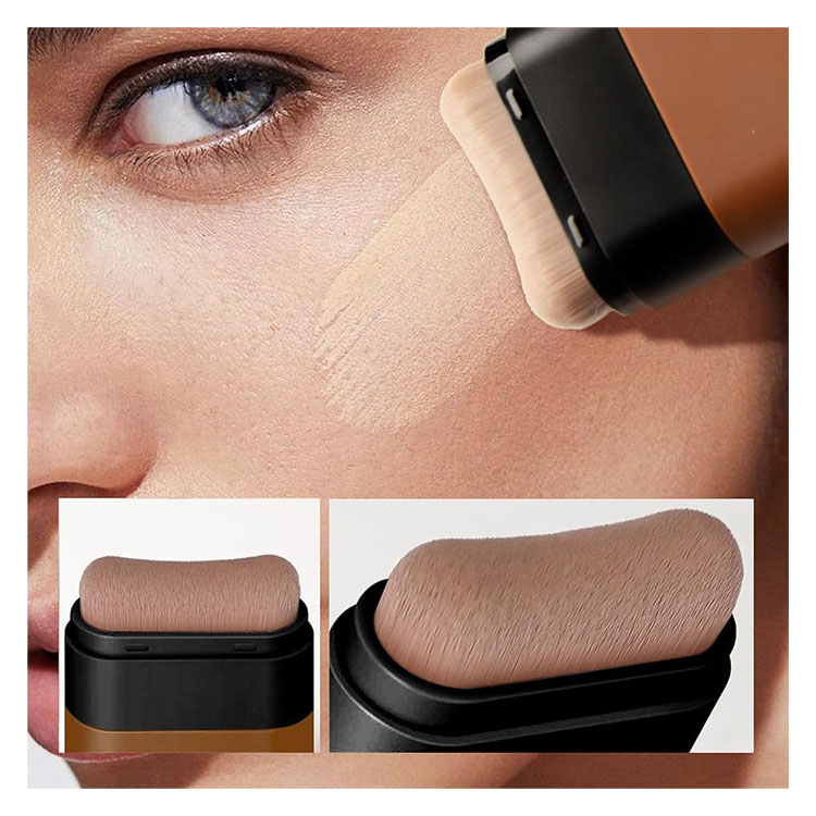 Women's Natural Vegan Mineral Liquid Foundation Concealer Wholesale Loose Full Coverage Cream Makeup Waterproof Light for Fair