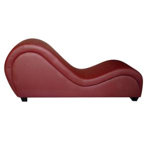 Wholesale Burgundy Genuine Leather Solid Wood 1.7M Sex Sofa Chairs from china suppliers