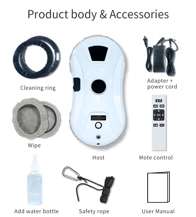 Customized Huidi Panavox HCR-11 Household Window Cleaning Robot Smart Home Appliance