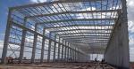 Metal Sheet Wall Commercial Steel Frame Building with Painting or Hot Dipped