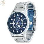 Fashion Stainless Steel Exquisite Calendar Quartz Waterproof Business Watch
