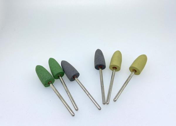 Denture Diamond Grinding Stones Silicone Rubber Adjusting Dental Acrylic