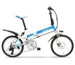 400w Portable Electric Bike , 20 Inch PAS Folding E Bike Lithium Battery