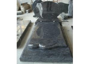 Wholesale Blue Polished Graveside Monuments Headstones Unique Personalized Design from china suppliers