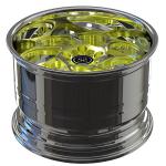 Golden Deep Lip Concave 2 Piece Forged Wheels OEM 5x130