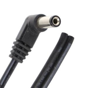 Wholesale 90 Degree Right Angle DC Barrel Jack 2.1x5.5mm Male Female to Free End Open Pigtail DC Power Cable from china suppliers